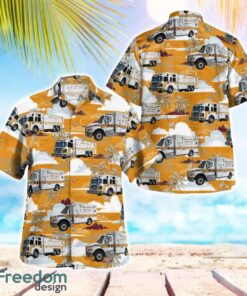 Bethesda, Maryland, Bethesda-Chevy Chase Rescue Squad Summer Hawaiian Shirt For Men Women