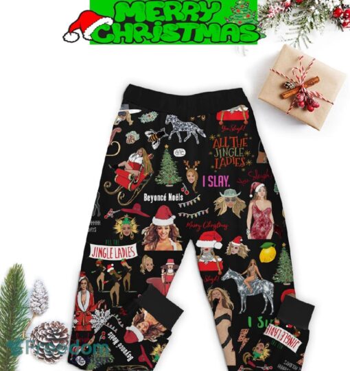 Beyonce Sleigh All Christmas Day Pajamas Set Gift Family - Beyonce Sleigh All Christmas Day Pajamas Set-3