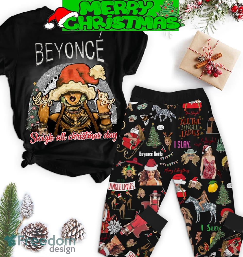 Beyonce Sleigh All Christmas Day Pajamas Set Gift Family - Beyonce Sleigh All Christmas Day Pajamas Set-1