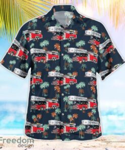 Biddeford Fire Department, Maine Hawaiian Shirt Gift For Summer Vacation Product Photo 2