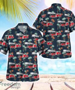 Biddeford Fire Department, Maine Hawaiian Shirt Gift For Summer Vacation