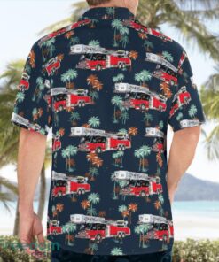 Biddeford Fire Department, Maine Hawaiian Shirt Gift For Summer Vacation Product Photo 4