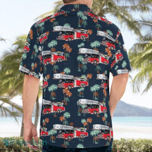 Biddeford Fire Department, Maine Hawaiian Shirt Gift For Summer Vacation Product Photo 4