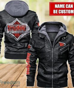 Big Dog Motorcycles 2D Leather Jacket For Men Custom Name Special Gift Ideas