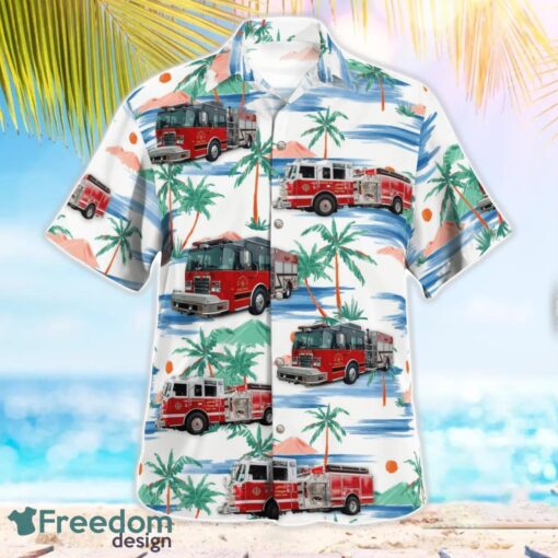 Big Rapids Township Fire Department Beach Hawaiian Shirt Gift For Summer Holiday Product Photo 2