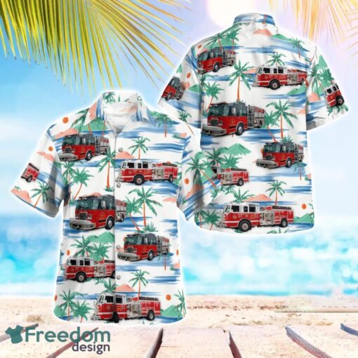 Big Rapids Township Fire Department Beach Hawaiian Shirt Gift For Summer Holiday Product Photo 1