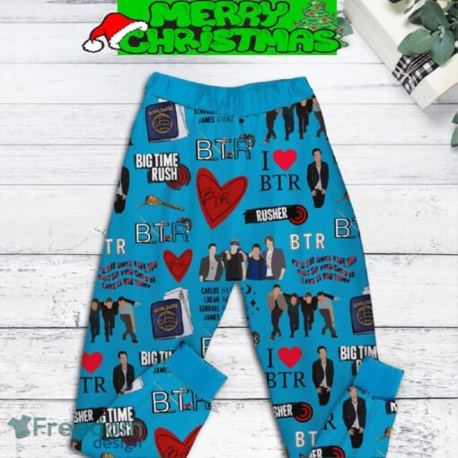 Big Rush Time Once A Rusher Always A Rusher Fleece Pajamas Set Men Women For Fans - Big Rush Time Once A Rusher Always A Rusher Fleece Pajamas Set-4