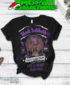 Black Sabbath God Is Dead War Pigs Fleece Pajamas Set For Christmas - Black Sabbath God Is Dead War Pigs Fleece Pajamas Set-2