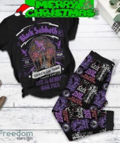 Black Sabbath God Is Dead War Pigs Fleece Pajamas Set For Christmas - Black Sabbath God Is Dead War Pigs Fleece Pajamas Set-1