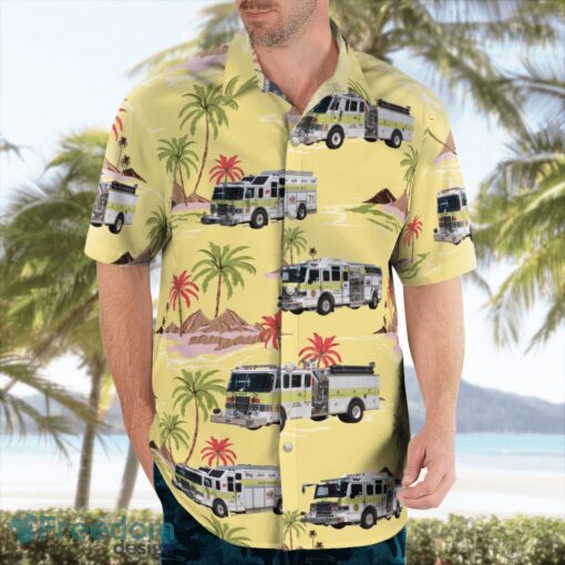 Blades, Delaware, Blades Fire Company Aloha Hawaiian Shirt Product Photo 4