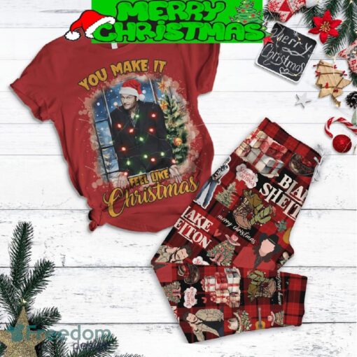 Blake Shelton You Make It Feel Like Christmas Pajamas Set Christmas For Family - Blake Shelton You Make It Feel Like Christmas Pajamas Set-1