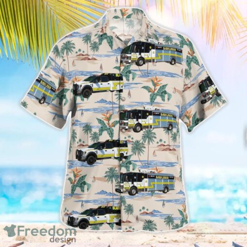 Blakely, Pennsylvania, Blakely Ambulance And Rescue Tropical 3D Hawaiian Shirt Gift For Summer Product Photo 2