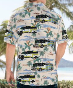 Blakely, Pennsylvania, Blakely Ambulance And Rescue Tropical 3D Hawaiian Shirt Gift For Summer Product Photo 4