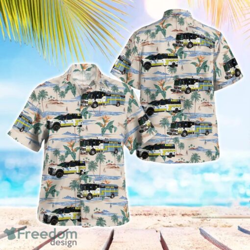 Blakely, Pennsylvania, Blakely Ambulance And Rescue Tropical 3D Hawaiian Shirt Gift For Summer Product Photo 1