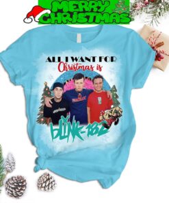 Blink 182 All I Want For Christmas Is Blink 182 Jingle Bell Rock Sat It Ain’t Snow Winter Holiday Fleece Pajama Sets All Over Print Christmas Gift - 310724-141837