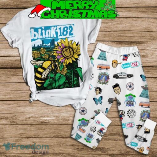 Blink 182 I Want To Be A Believer Fleece Pajamas Set Gift Family - Blink 182 I Want To Be A Believer Fleece Pajamas Set-1