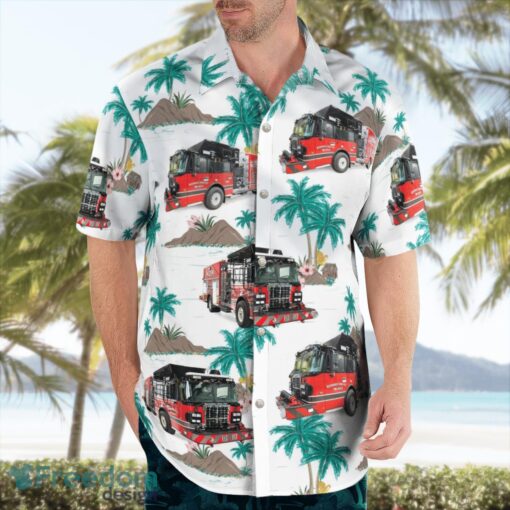 Bloomfield Genoa City Fire Trucks Beach Hawaiian Shirt Summer Gift Product Photo 4