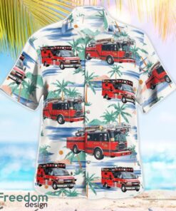 Bloomfield Township Fire Department 3D Hawaiian Shirt Product Photo 2