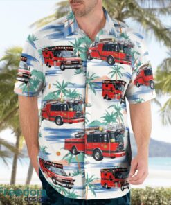 Bloomfield Township Fire Department 3D Hawaiian Shirt Product Photo 3