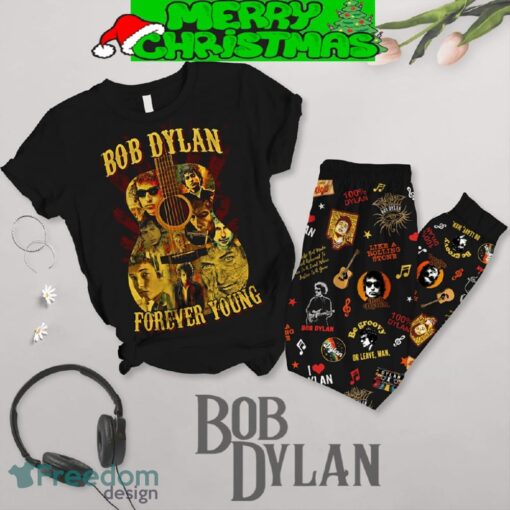 Bob Dylan Forever Young Fleece Pajamas Set Men Women For Fans - Bob Dylan Forever Young Fleece Pajamas Set-1