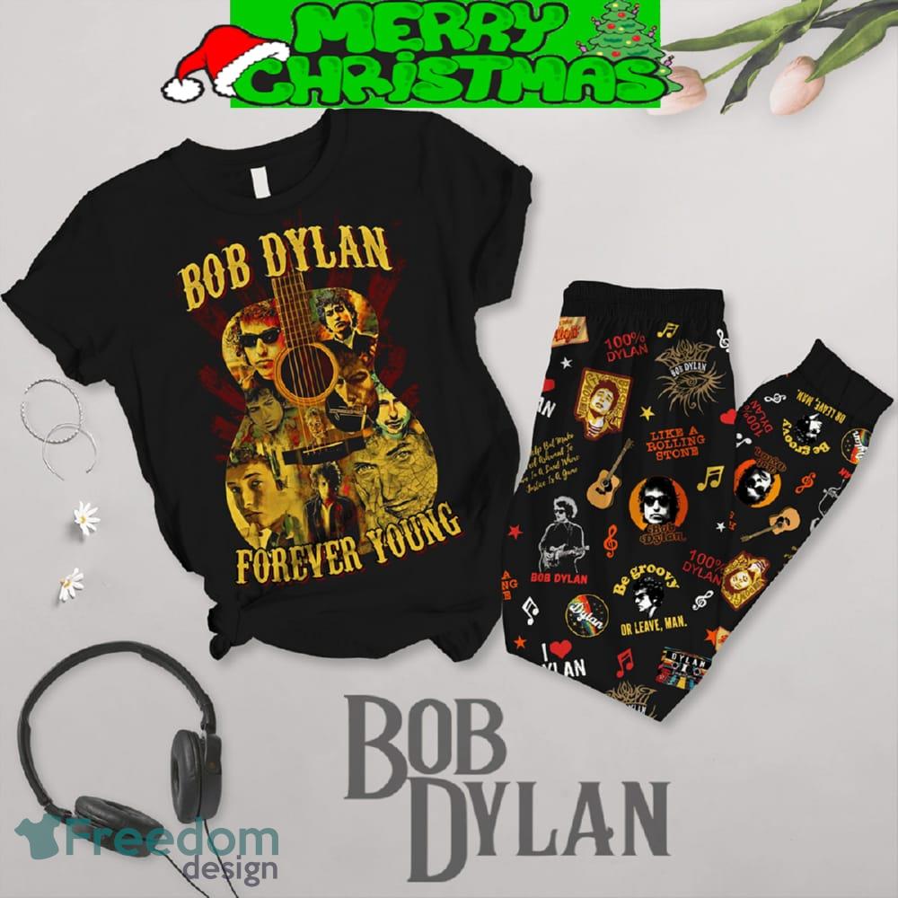 Bob Dylan Forever Young Fleece Pajamas Set Men Women For Fans - Bob Dylan Forever Young Fleece Pajamas Set-1