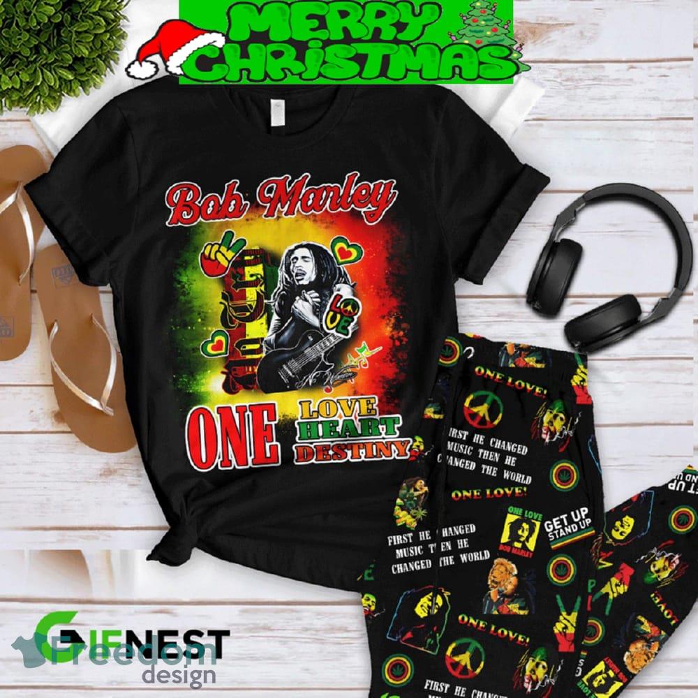 Bob Marley One Love One Heart One Destiny Pajamas Set For Christmas - Bob Marley One Love One Heart One Destiny Pajamas Set-1