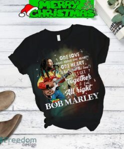 Bob Marley One Love True Love Fleece Pajamas Set All Over Print Christmas Gift - Bob Marley One Love True Love Fleece Pajamas Set-2