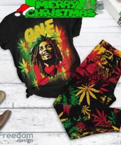 Bob Marley When You Smoke The Herb Fleece Pajamas Set Gift Family - Bob Marley When You Smoke The Herb Fleece Pajamas Set-1