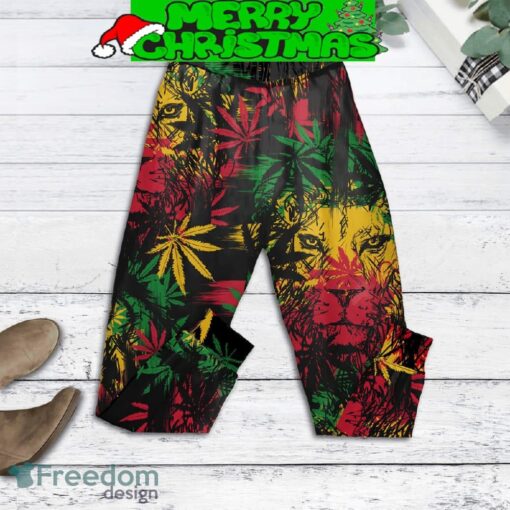 Bob Marley When You Smoke The Herb Fleece Pajamas Set Gift Family - Bob Marley When You Smoke The Herb Fleece Pajamas Set-4