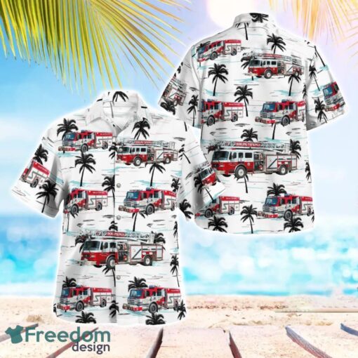 Boiling Springs Fire Department 3D Hawaiian Shirt Product Photo 1