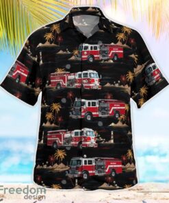 Boise, Idaho, North Ada County Fire & Rescue Aloha Hawaiian Shirt Product Photo 2