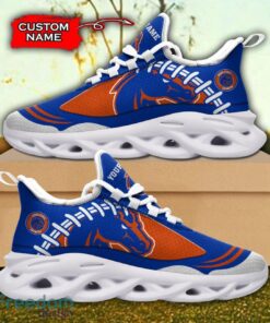 Boise State Broncos NCAA Max Soul Shoes Big Logo And Custom Name Sneakers For Men Women Product Photo 2