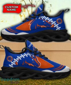 Boise State Broncos NCAA Max Soul Shoes Big Logo And Custom Name Sneakers For Men Women