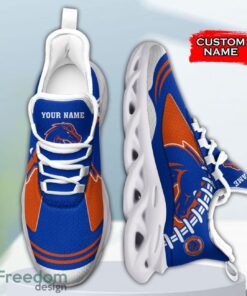 Boise State Broncos NCAA Max Soul Shoes Big Logo And Custom Name Sneakers For Men Women Product Photo 4