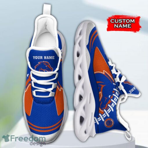 Boise State Broncos NCAA Max Soul Shoes Big Logo And Custom Name Sneakers For Men Women Product Photo 4