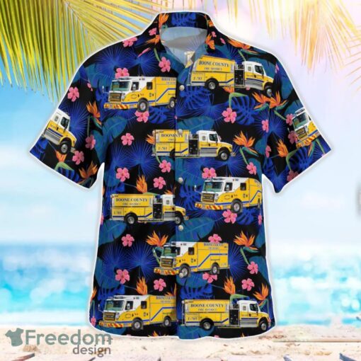 Boone County (Columbia, MO) Fire District Beach Hawaiian Shirt Gift For Summer Holiday Product Photo 2