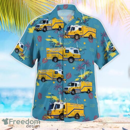 Boone County Fire Protection District Beach Hawaiian Shirt Gift For Summer Holiday Product Photo 3