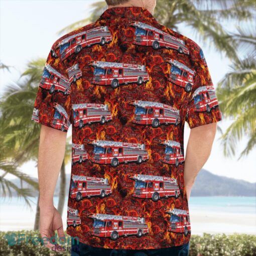 Boston Fire Department Ladder Truck Hawaiian Shirt Gift For Summer Vacation Product Photo 4