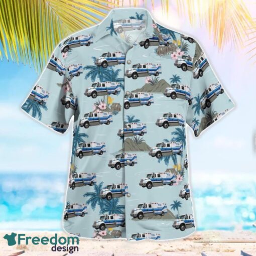 Boston, Massachusetts, Boston Children's Hospital Ambulance Summer Hawaiian Shirt For Men Women Product Photo 3