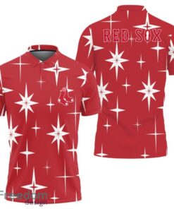 Boston Red Sox Sparkle Pattern Polo Shirt Boston Red Sox Sparkle Pattern Polo Shirt