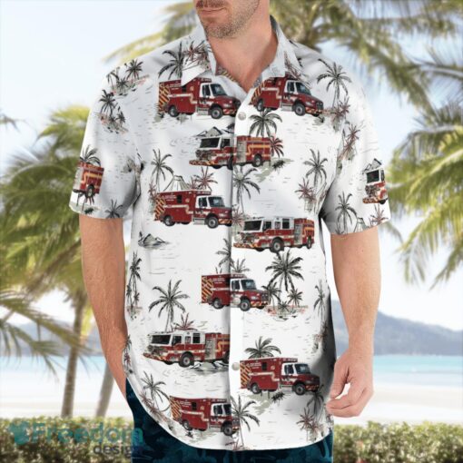 Bowie, Maryland, Company 816 - Northview Fire Station Aloha Hawaiian Shirt Product Photo 4