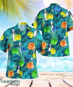 Bowling Tropical Beach Hawaiian Shirt Summer Gift