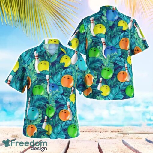 Bowling Tropical Beach Hawaiian Shirt Summer Gift Product Photo 1