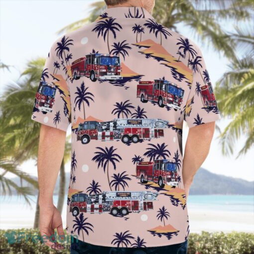 Bozeman, Montana, Bozeman Fire Department Aloha Hawaiian Shirt Product Photo 2