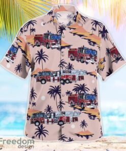 Bozeman, Montana, Bozeman Fire Department Aloha Hawaiian Shirt Product Photo 3