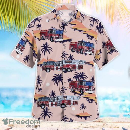 Bozeman, Montana, Bozeman Fire Department Aloha Hawaiian Shirt Product Photo 3