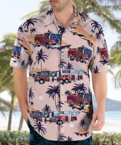 Bozeman, Montana, Bozeman Fire Department Aloha Hawaiian Shirt Product Photo 4