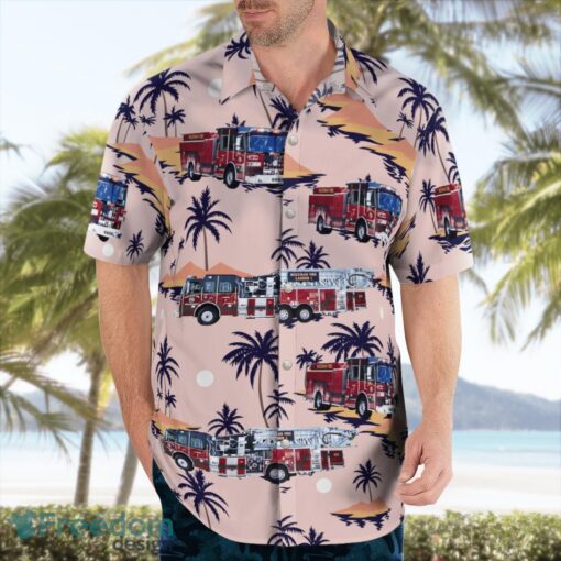 Bozeman, Montana, Bozeman Fire Department Aloha Hawaiian Shirt Product Photo 4