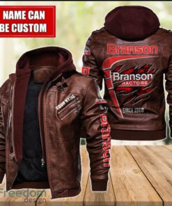 Branson 2D Leather Jacket For Men Custom Name Special Gift Ideas Product Photo 2