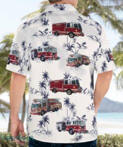 Bridgehampton, Suffolk County, New York, Bridgehampton Volunteer Fire Department Aloha Hawaiian Shirt Product Photo 2